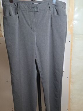 George Straight-Leg Dress Pants in Gray